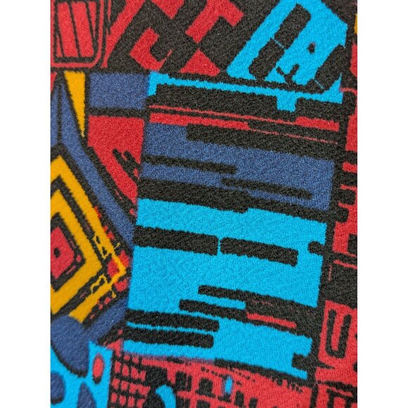 LuLaRoe Azure M Geometric Print Skirt Colorful Rare A-Line Knee Length - Picture 4 of 4